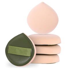 ZEYIYER 5pcs foundation sponge set - versatile puffs for liquid, cream, and powder makeup