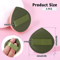 ZEYIYER teardrop makeup sponge - precise tip for eye areas and nose wings