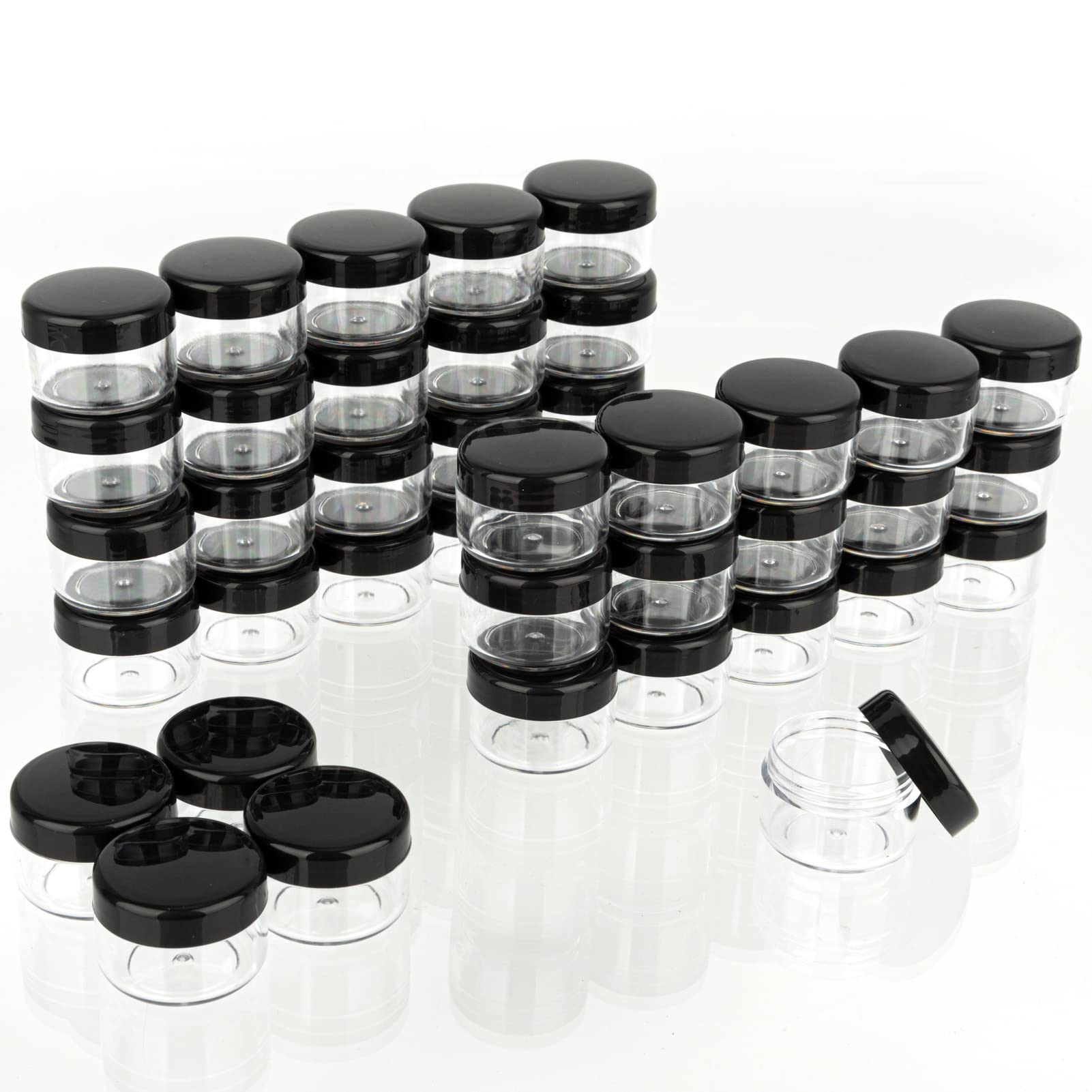 ZEJIA 5g sample container with lid for travel-friendly storage
