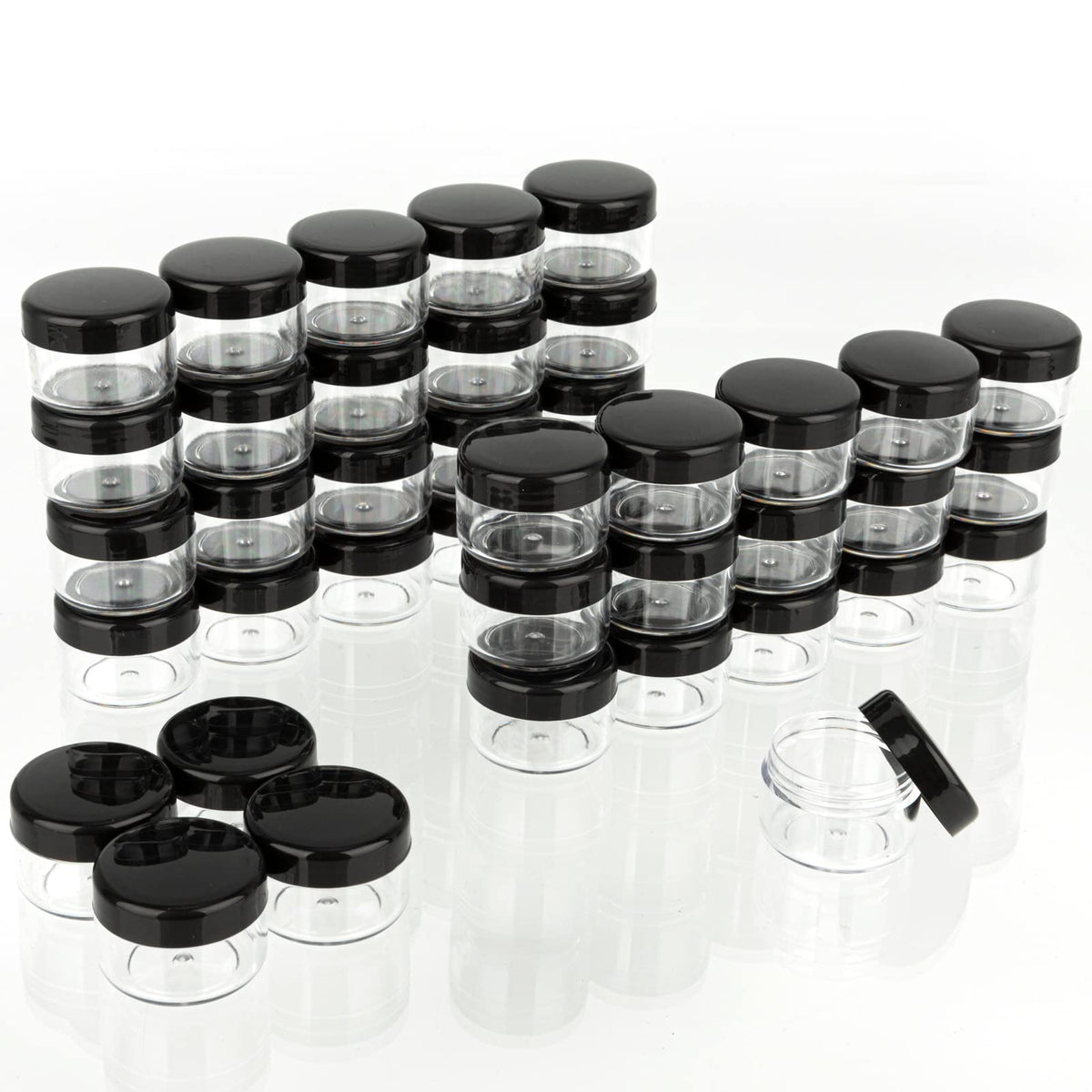 ZEJIA 5g sample container with lid for travel-friendly storage