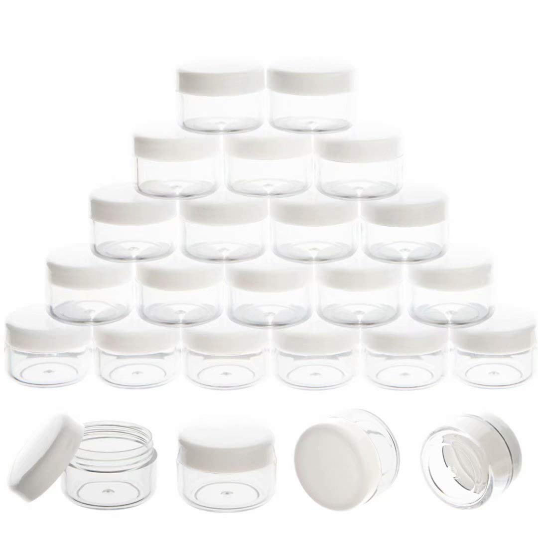 ZEJIA 5g sample container with lid for leak-proof travel storage