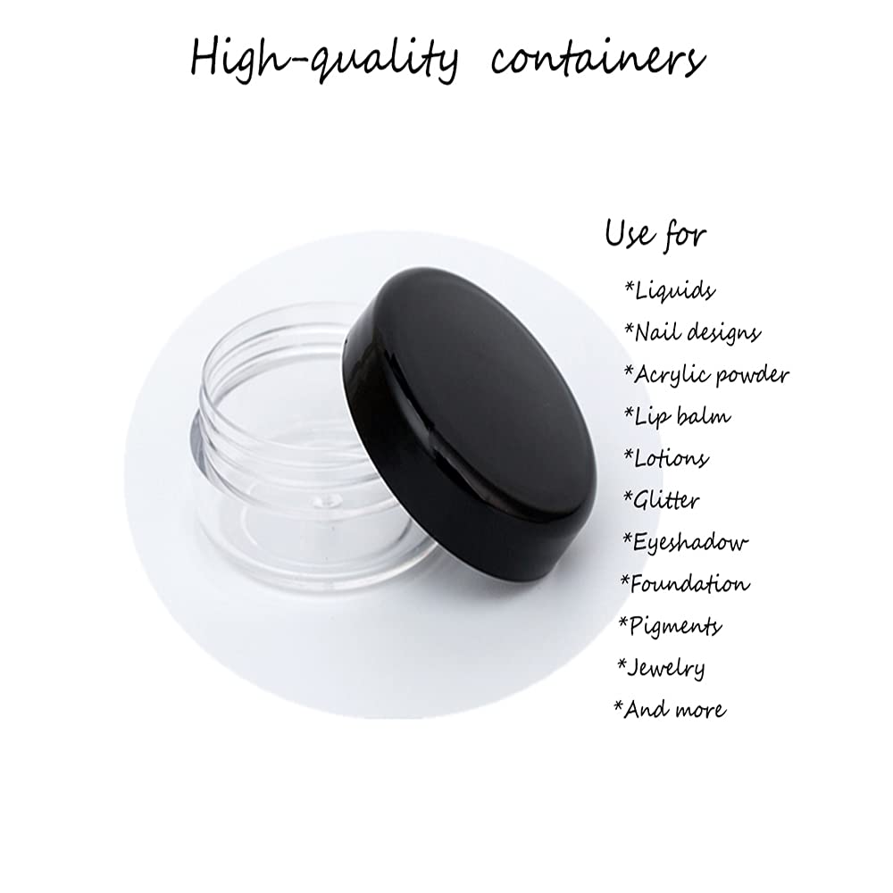 ZEJIA mini makeup containers pack ideal for on-the-go touch-ups