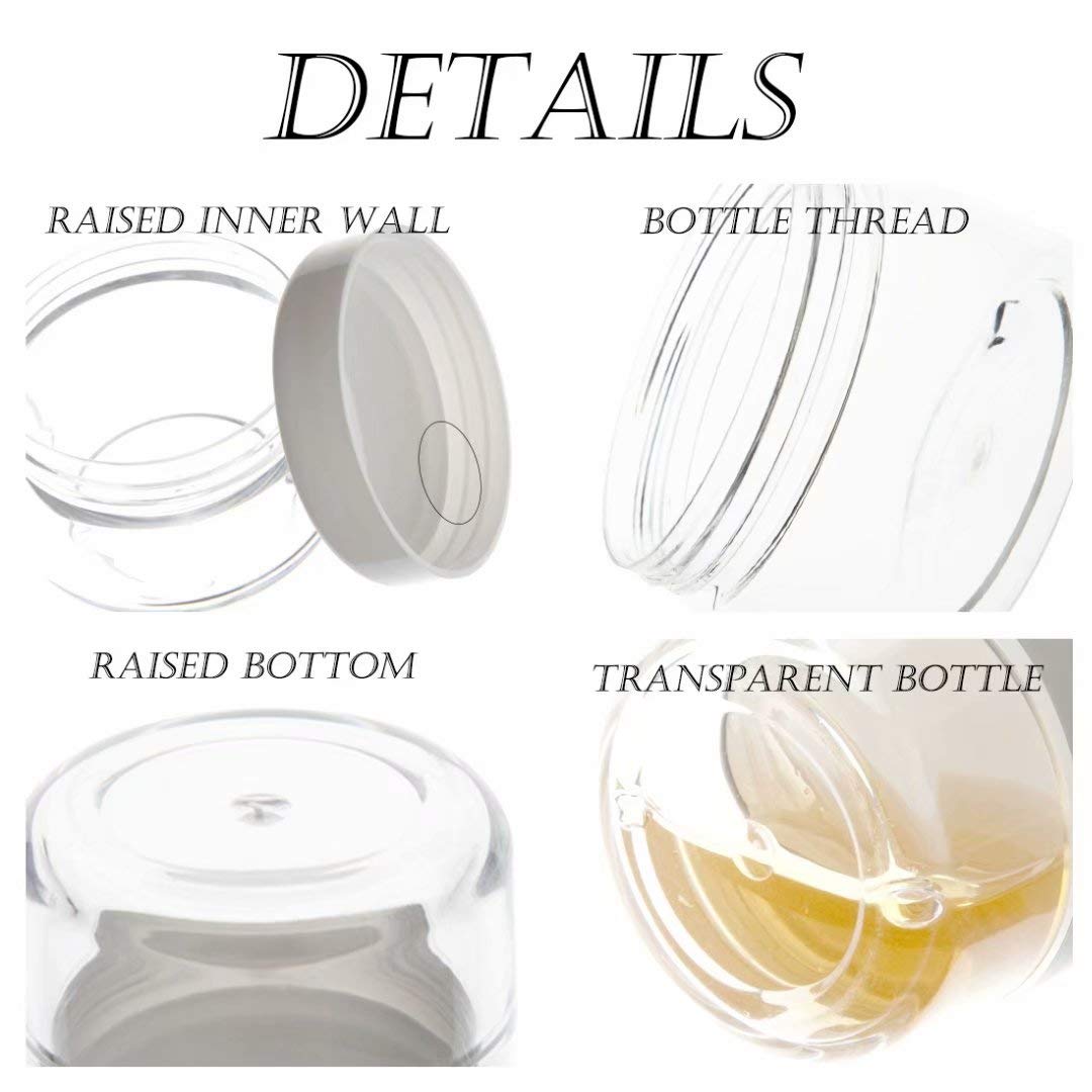 ZEJIA screw-top travel container with lid for secure leakage prevention