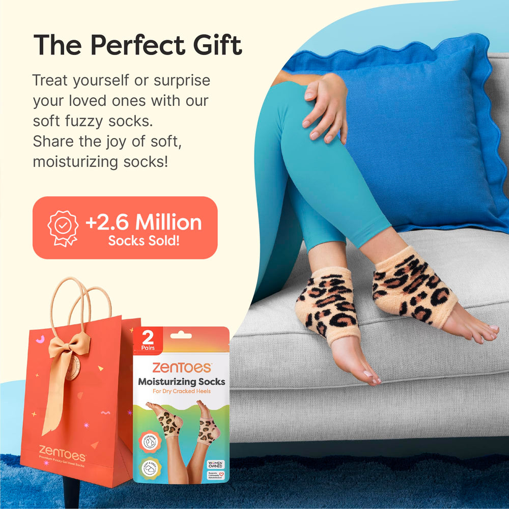 ZenToes cheetah-pattern packaging adds spa-like gift appeal for women.