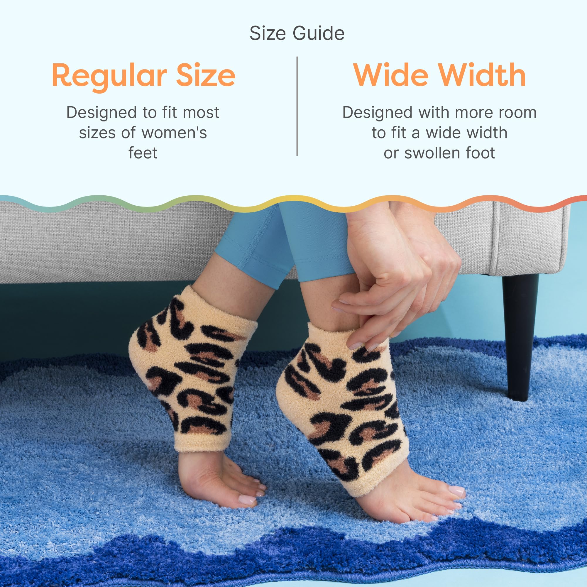 ZenToes night-time use image showing comfortable sleep-ready design.