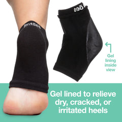 ZenToes Moisturizing Socks olive oil jojoba vitamin E infusion for nourishing care.