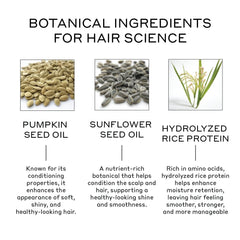 Zenagen Repairacle hair detangling action illustrates smooth, tangle-free strands