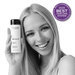 Zenagen Revolve Women's Trio Kit box showing complete hair care routine for thinning hair.
