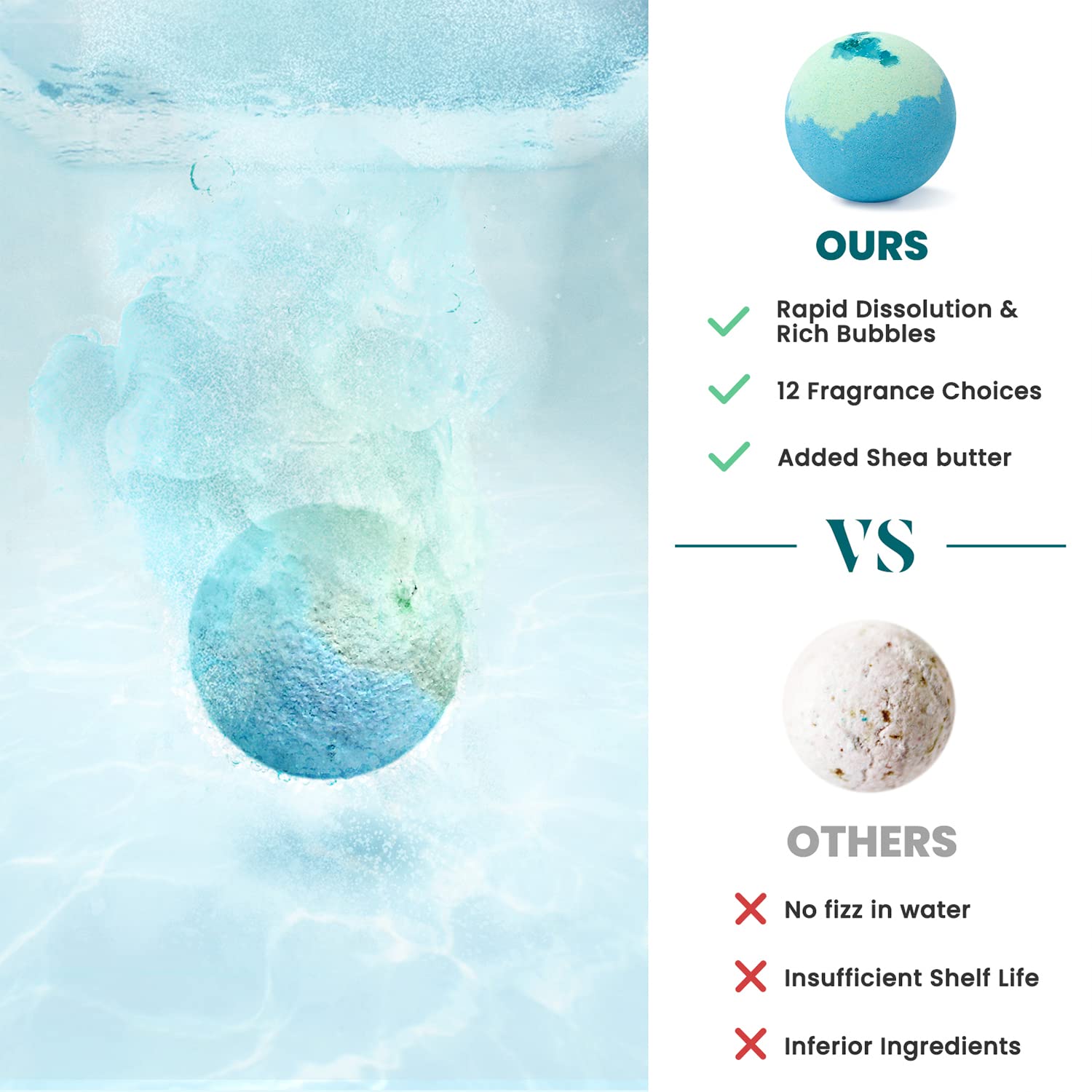 ZenBombs bath bomb cherry blossom—uplifting scent and gentle moisturization.
