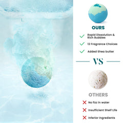 ZenBombs bath bomb cherry blossom—uplifting scent and gentle moisturization.