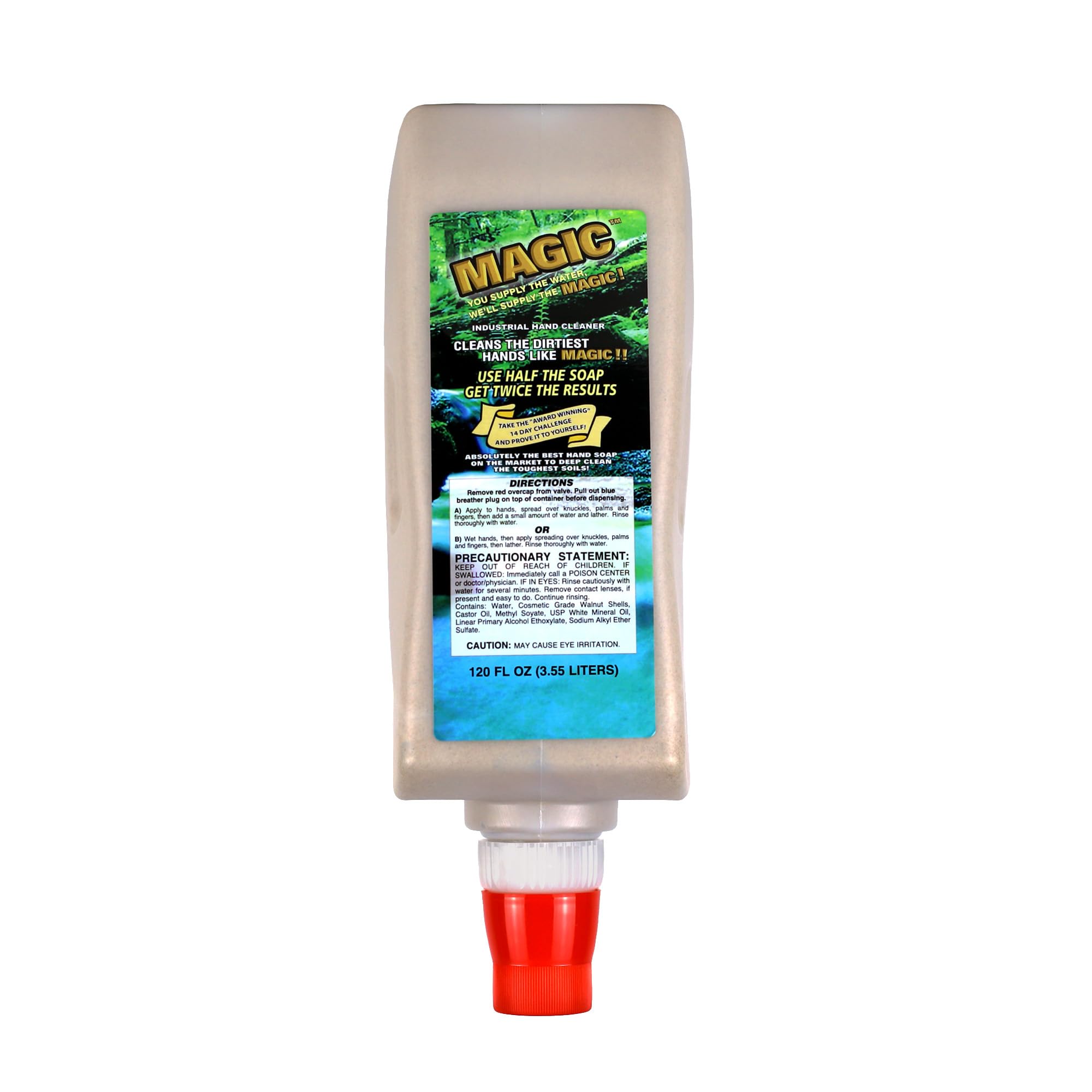 Zenex Magic Hand Soap removes grease from hands in workshop