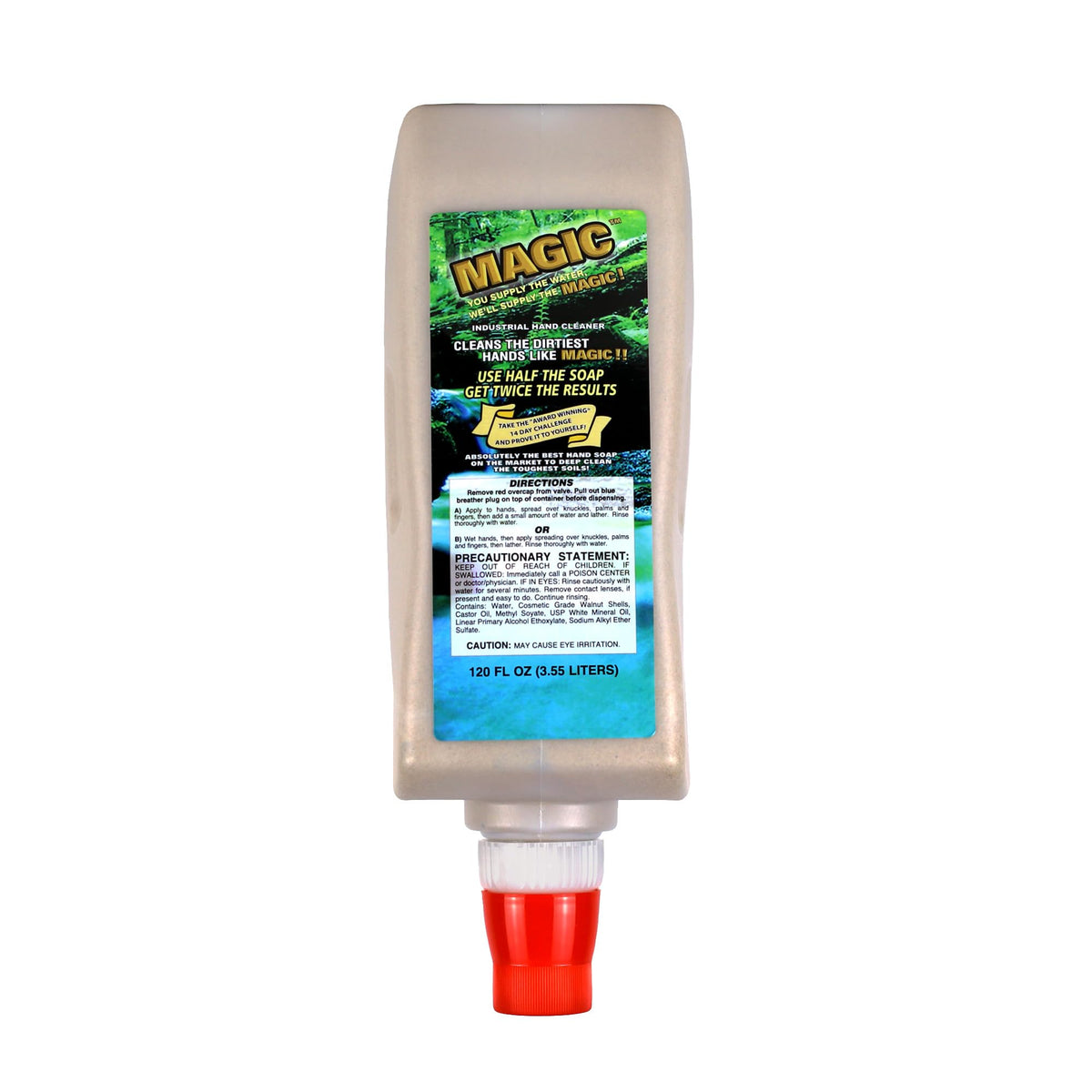 Zenex Magic Hand Soap removes grease from hands in workshop