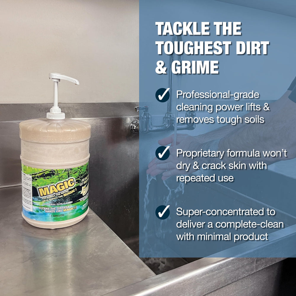 Zenex Magic Hand Soap moisturizes hands during cleanup