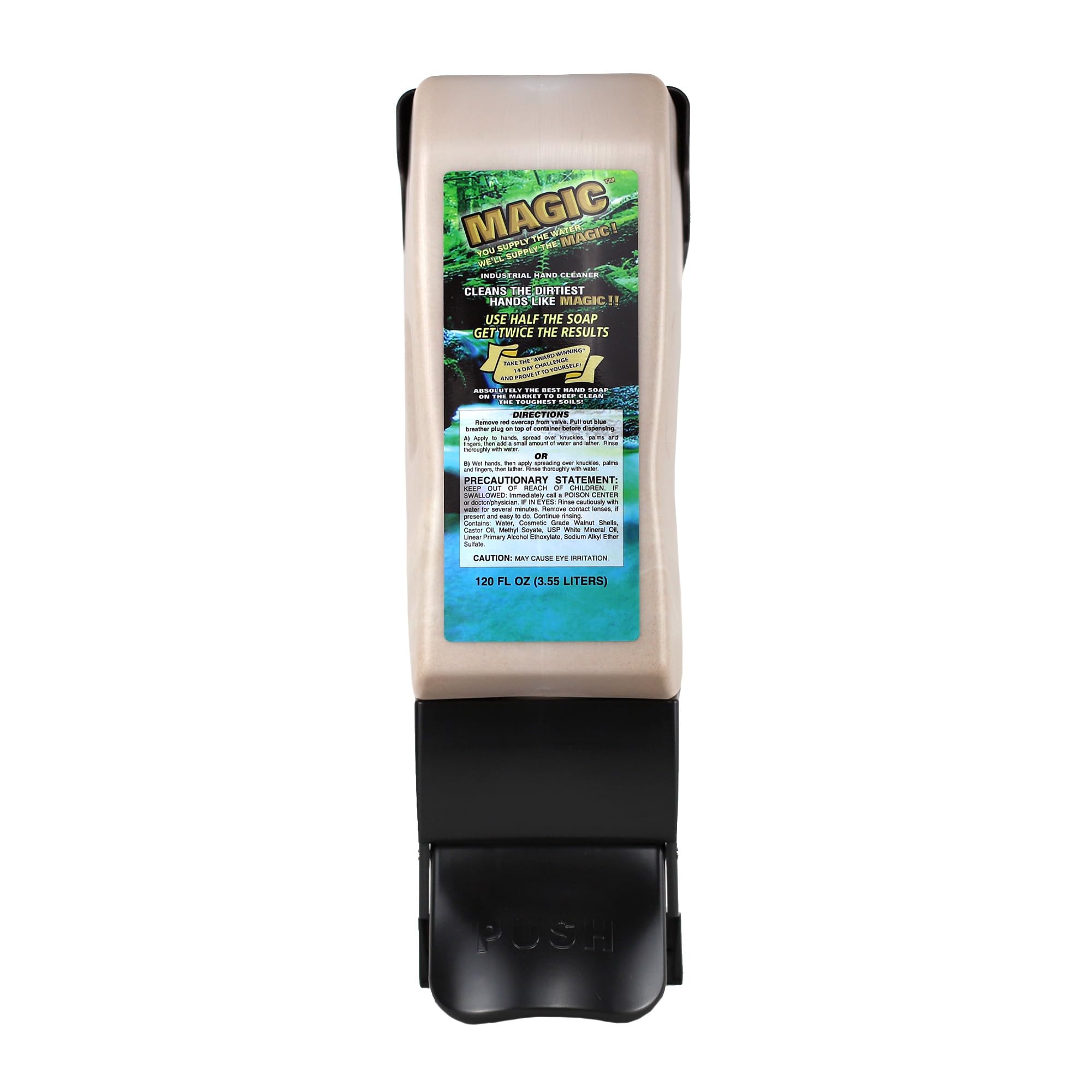 Zenex Magic Hand Soap in a pump dispenser for quick wrist-cleanups