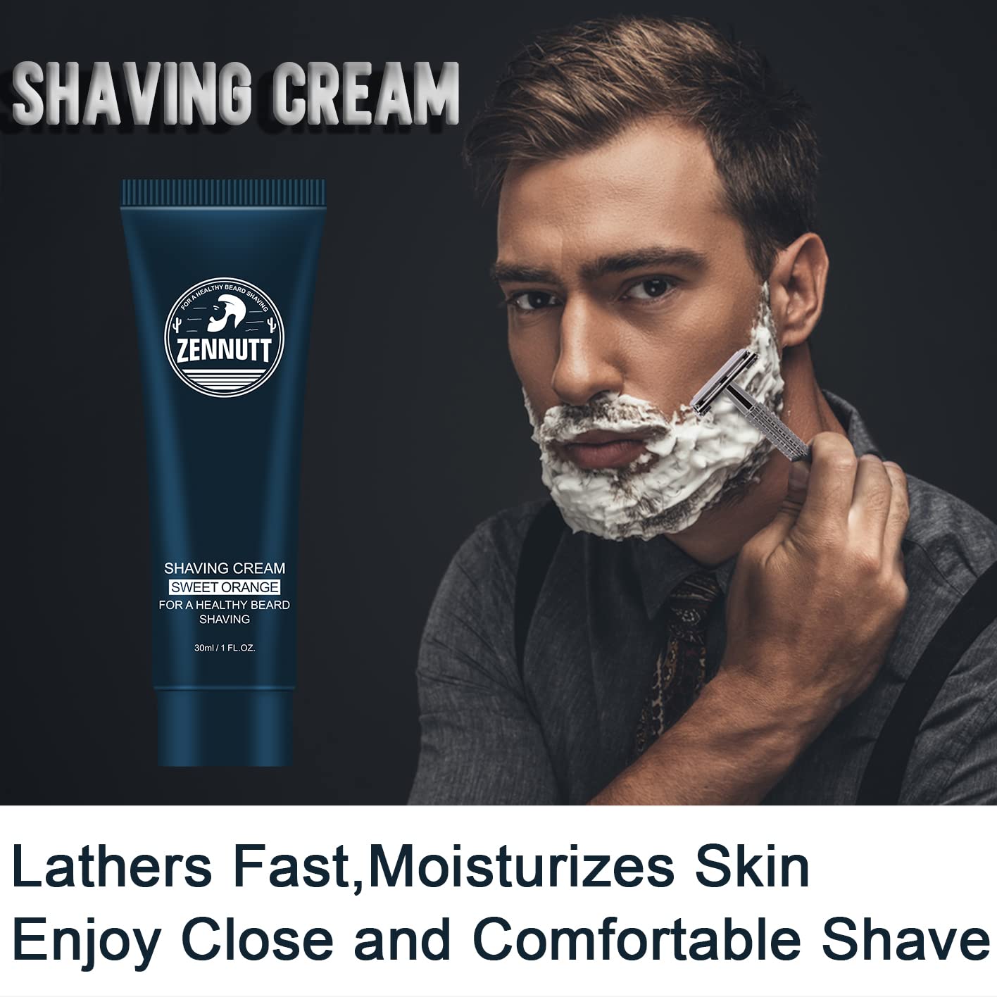 ZENNUTT gift-set unboxing shows complete grooming kit for him.