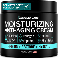 Zenolio Labs Mens Face Moisturizer bottle 4oz delivers deep hydration with a non-greasy finish.