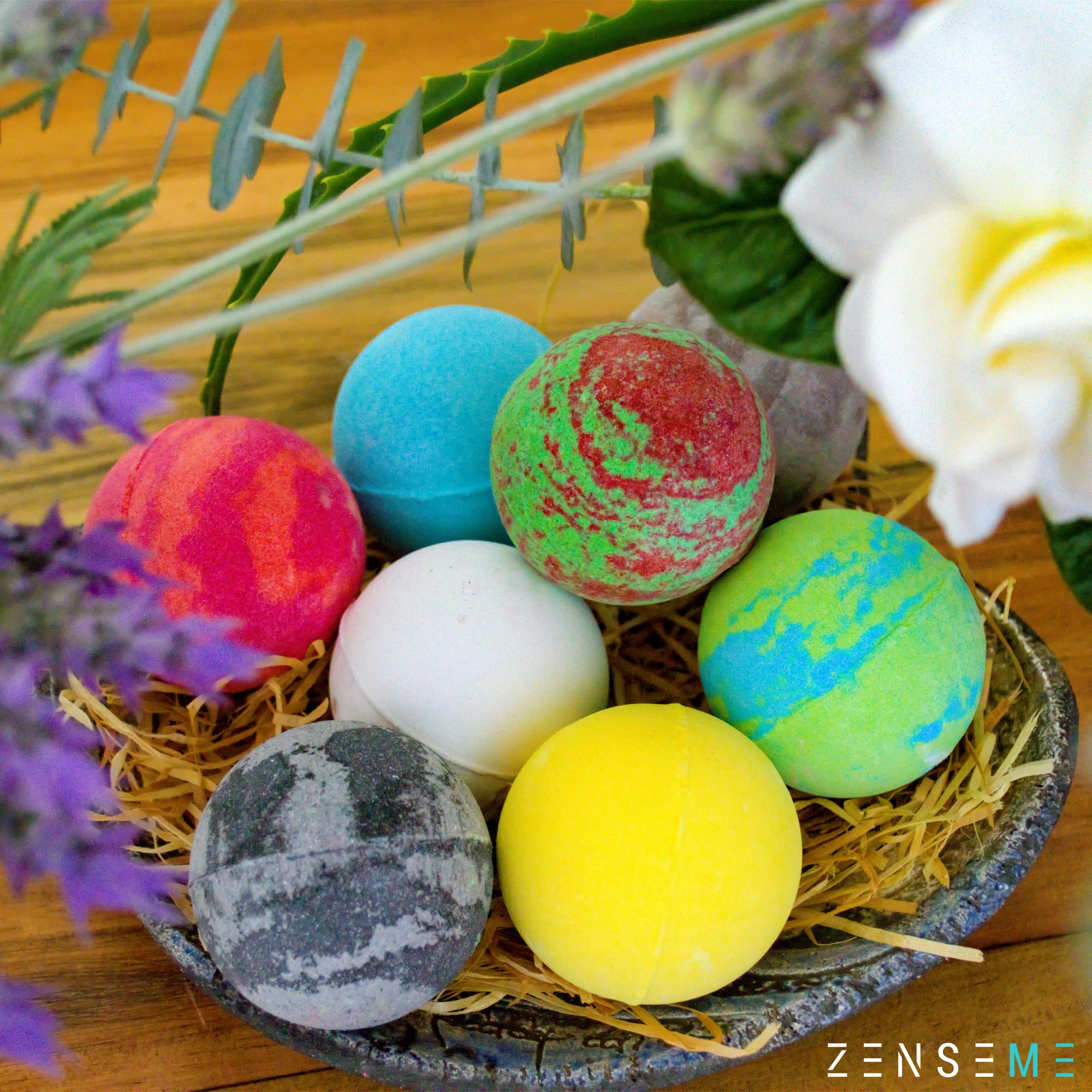ZenseMe eucalyptus bath bomb cooling relief and clarity