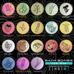 Close-up of ZenseMe aromatherapy oils enhancing mood and skin-softening effects.