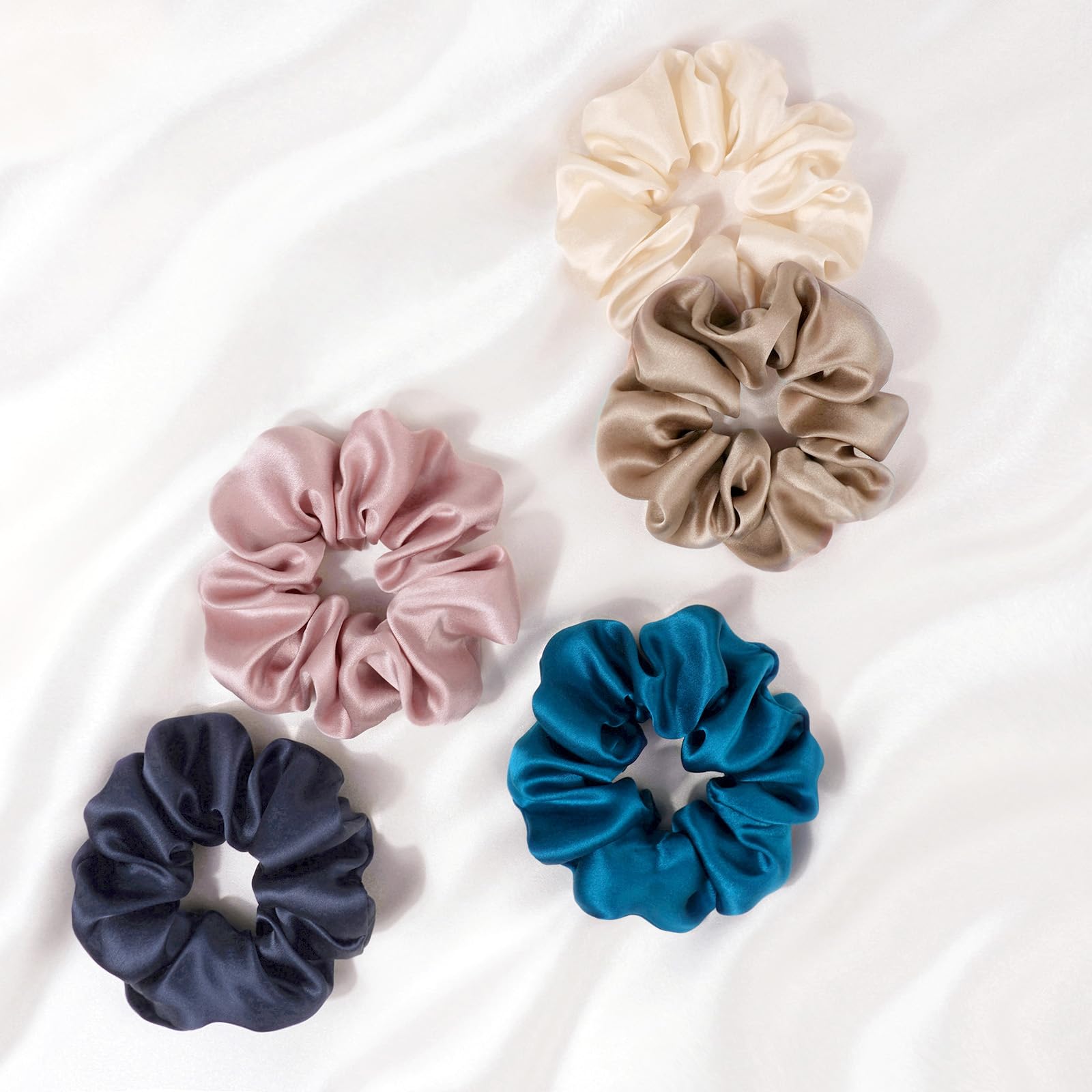 Zenssia durable reusable silk scrunchies stay intact with proper care.