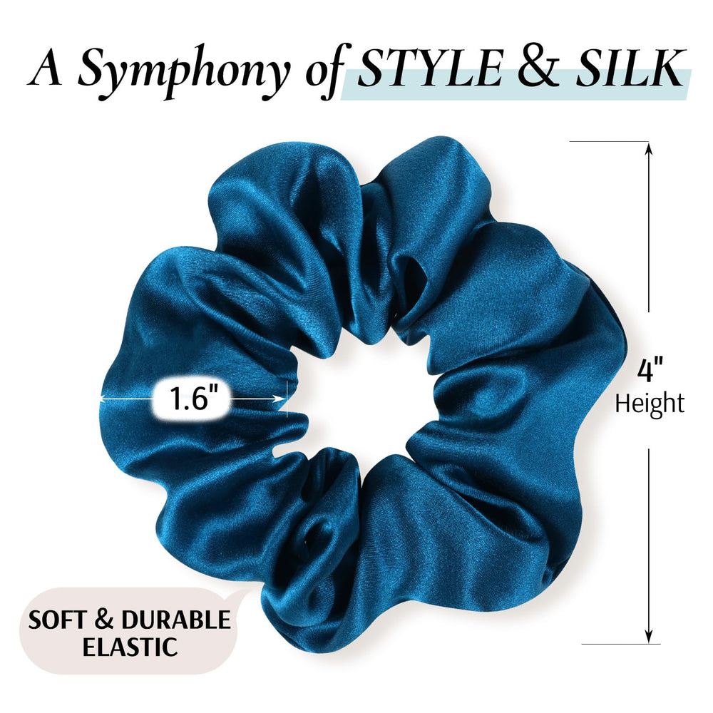 Zenssia gift packaging silk scrunchies present an elegant and practical surprise.