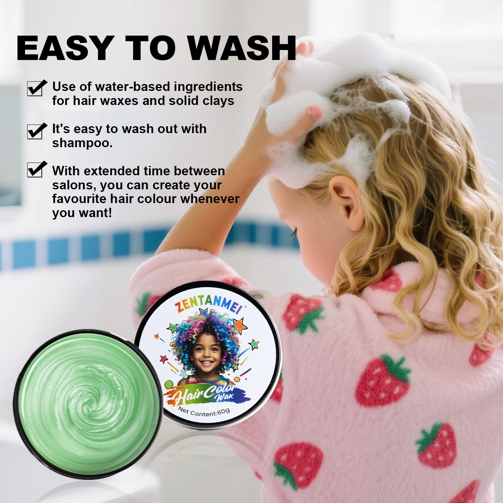 ZENTANMEI DIY party ready wax for quick hair transformations