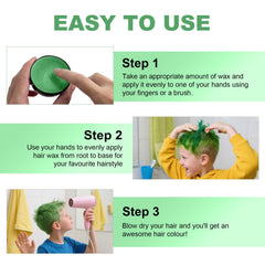 ZENTANMEI washable green wax washes out easily, ideal for kids experiments