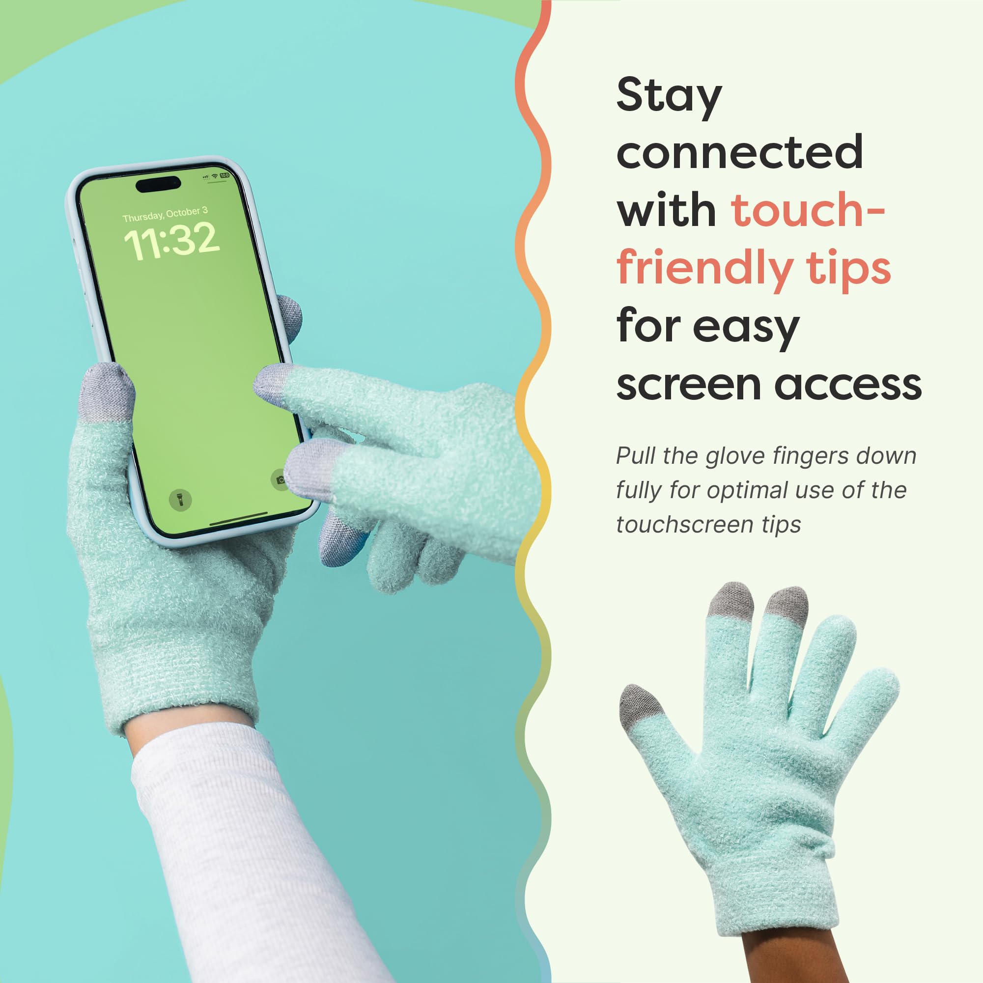 ZenToes Moisturizing Gloves gift-ready set suggesting stocking stuffer.