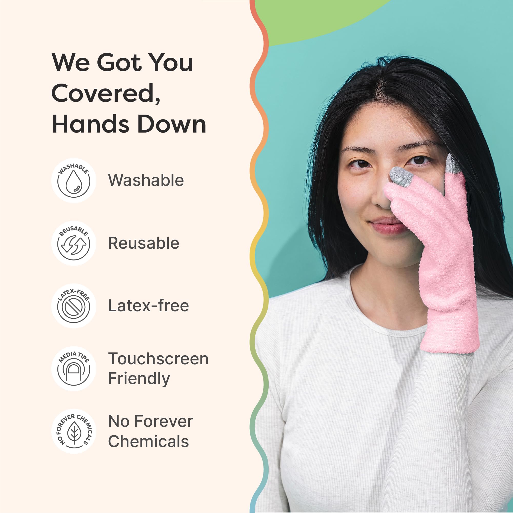 ZenToes Moisturizing Gloves latex-free design ideal for sensitive skin.