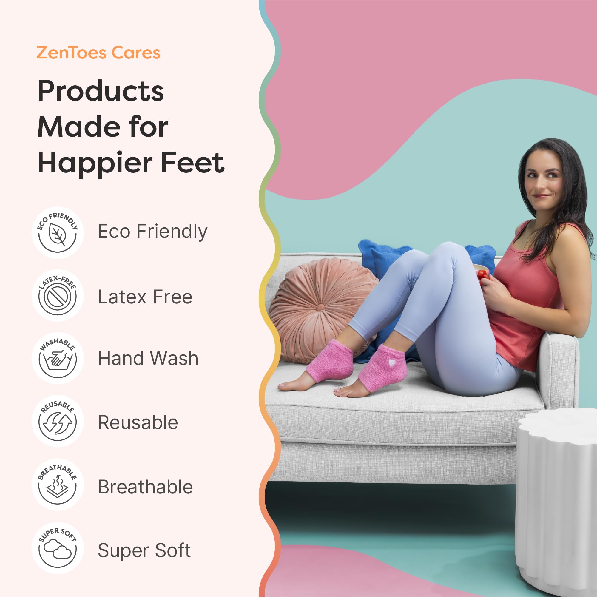 ZenToes Moisturizing Socks as a holiday gift set inclusion