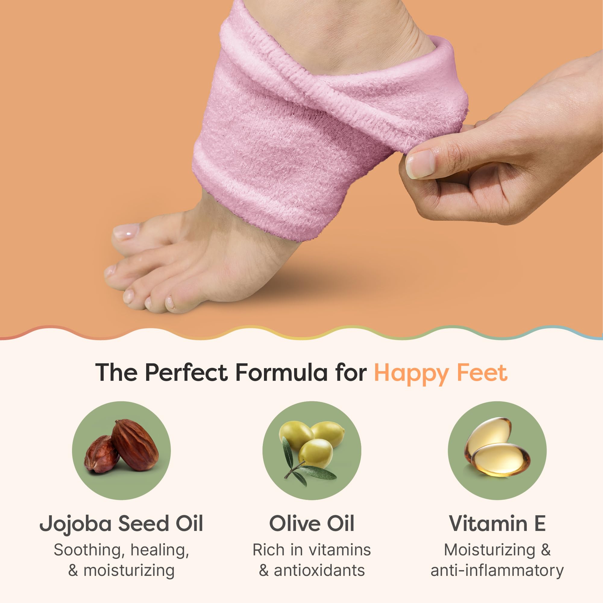 ZenToes moisturizing-socks-jojoba-oil-infusion highlighting nutrient-rich hydration.