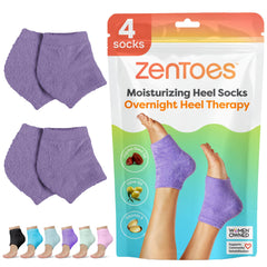 ZenToes Moisturizing Socks open-toe design delivers overnight hydration.