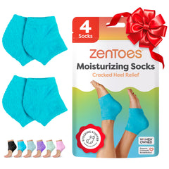 ZenToes moisturizing socks with open-toe design for breathable overnight comfort