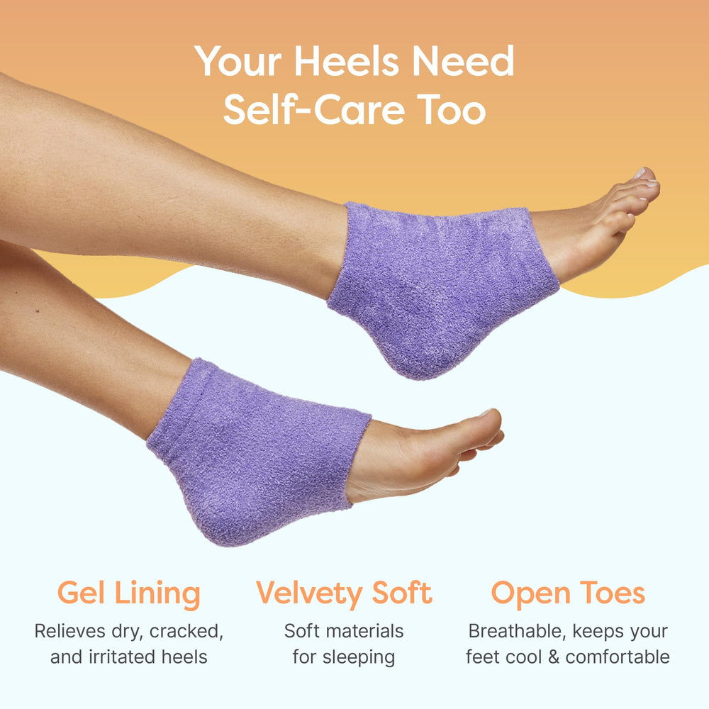 ZenToes Moisturizing Socks vitamin E boost for softer skin.