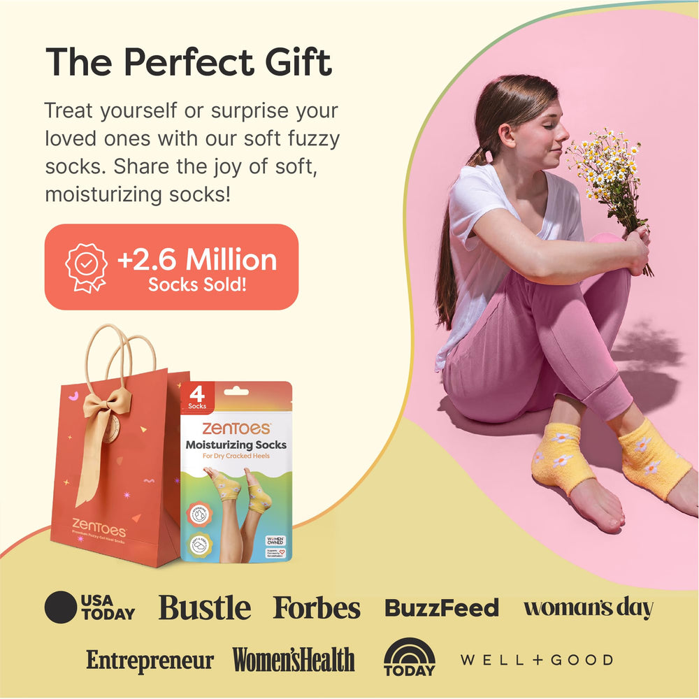 ZenToes premium soft materials provide plush comfort during wear.