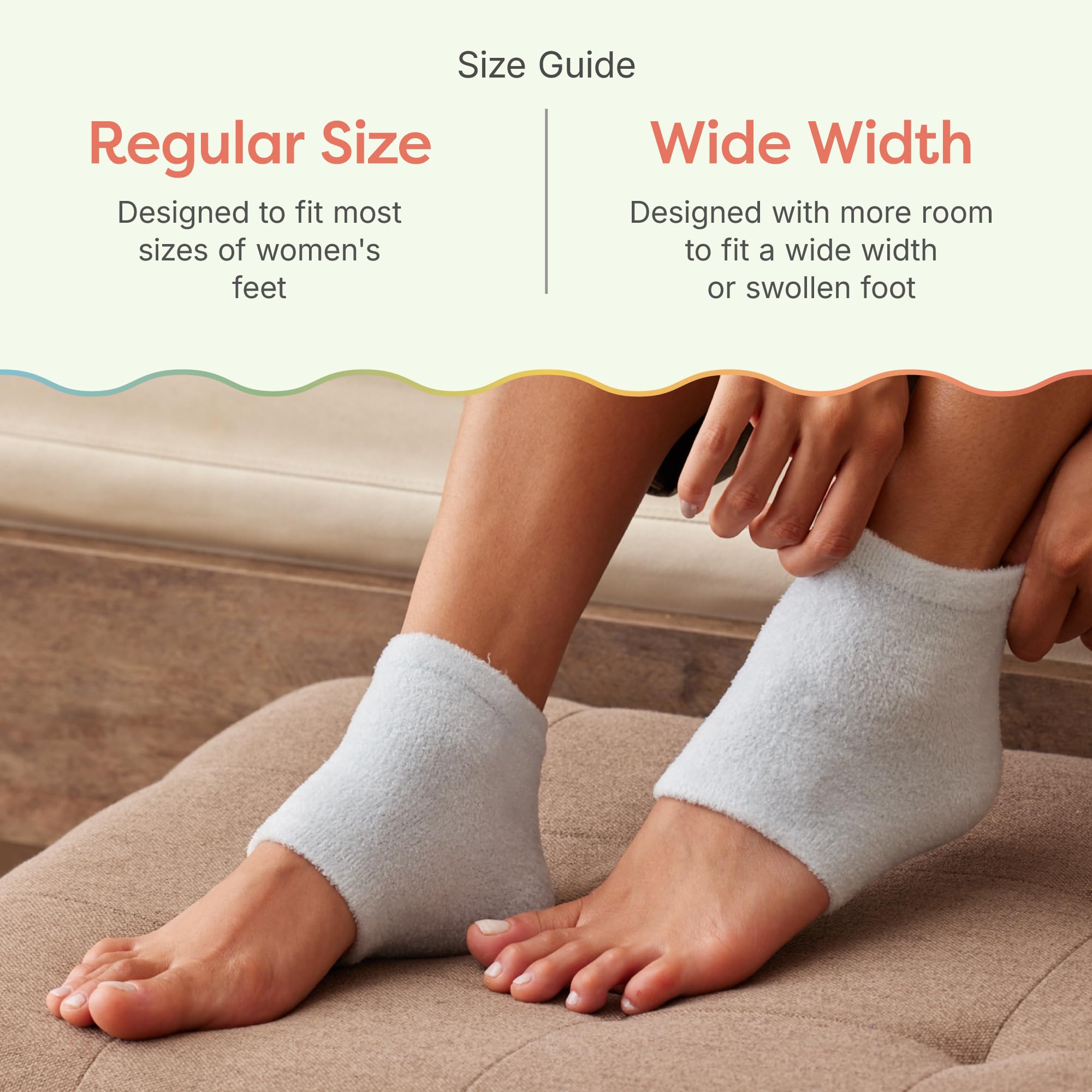 ZenToes sleeping comfort heel care sock for overnight treatment.