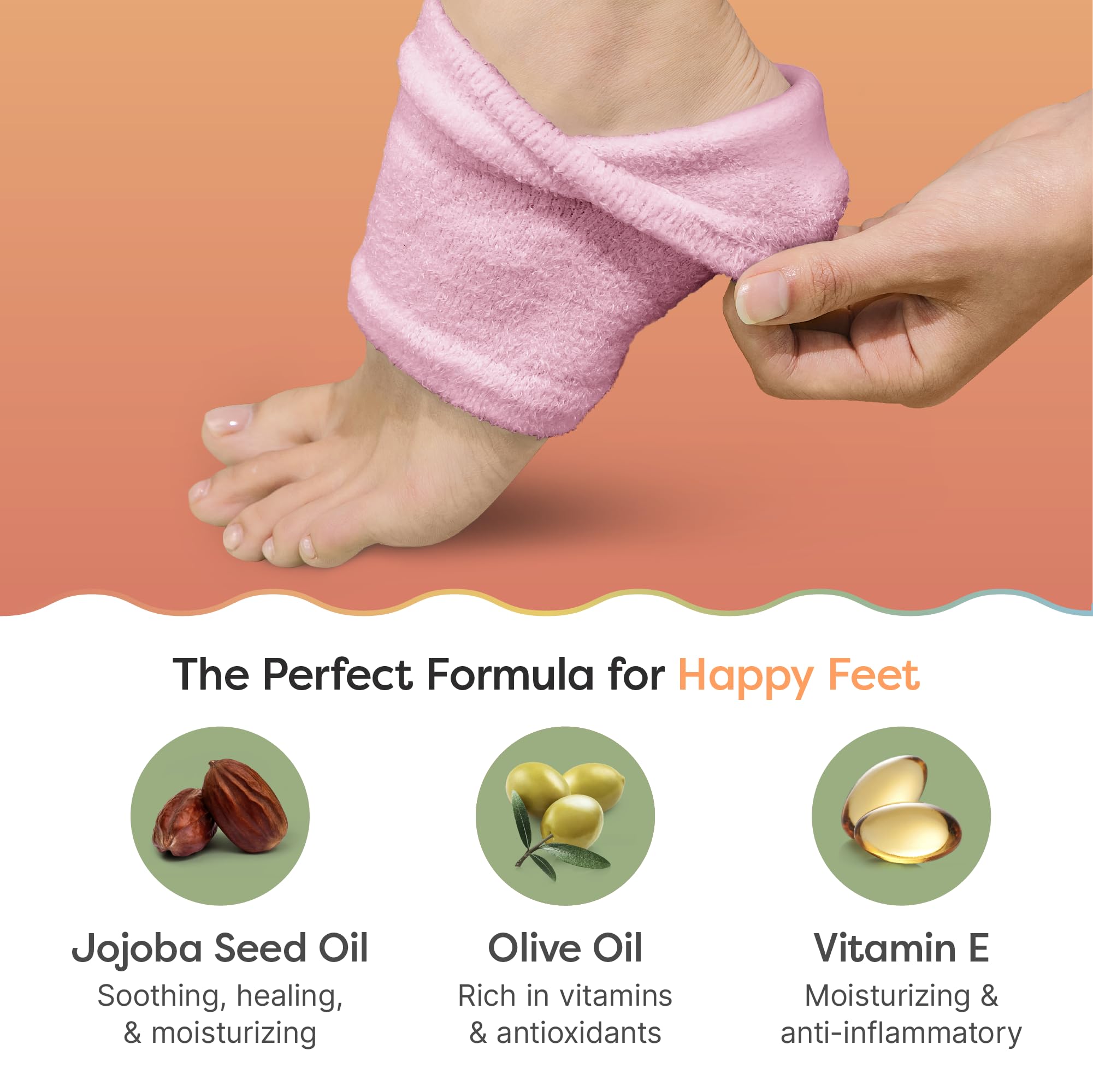 ZenToes soft plush lining close-up highlighting cozy overnight wear.