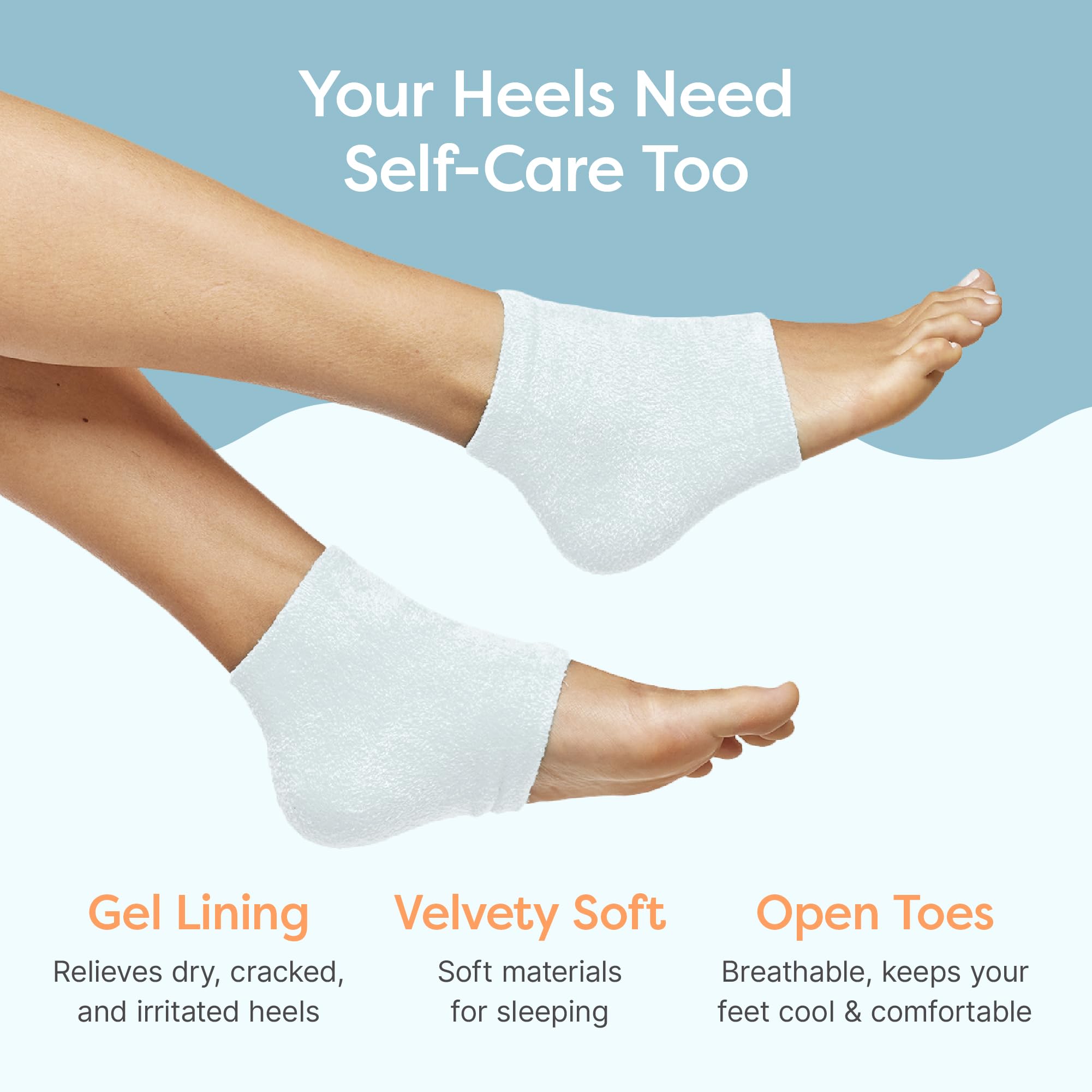 ZenToes wide-width option fits broader feet for comfortable sleep wear.