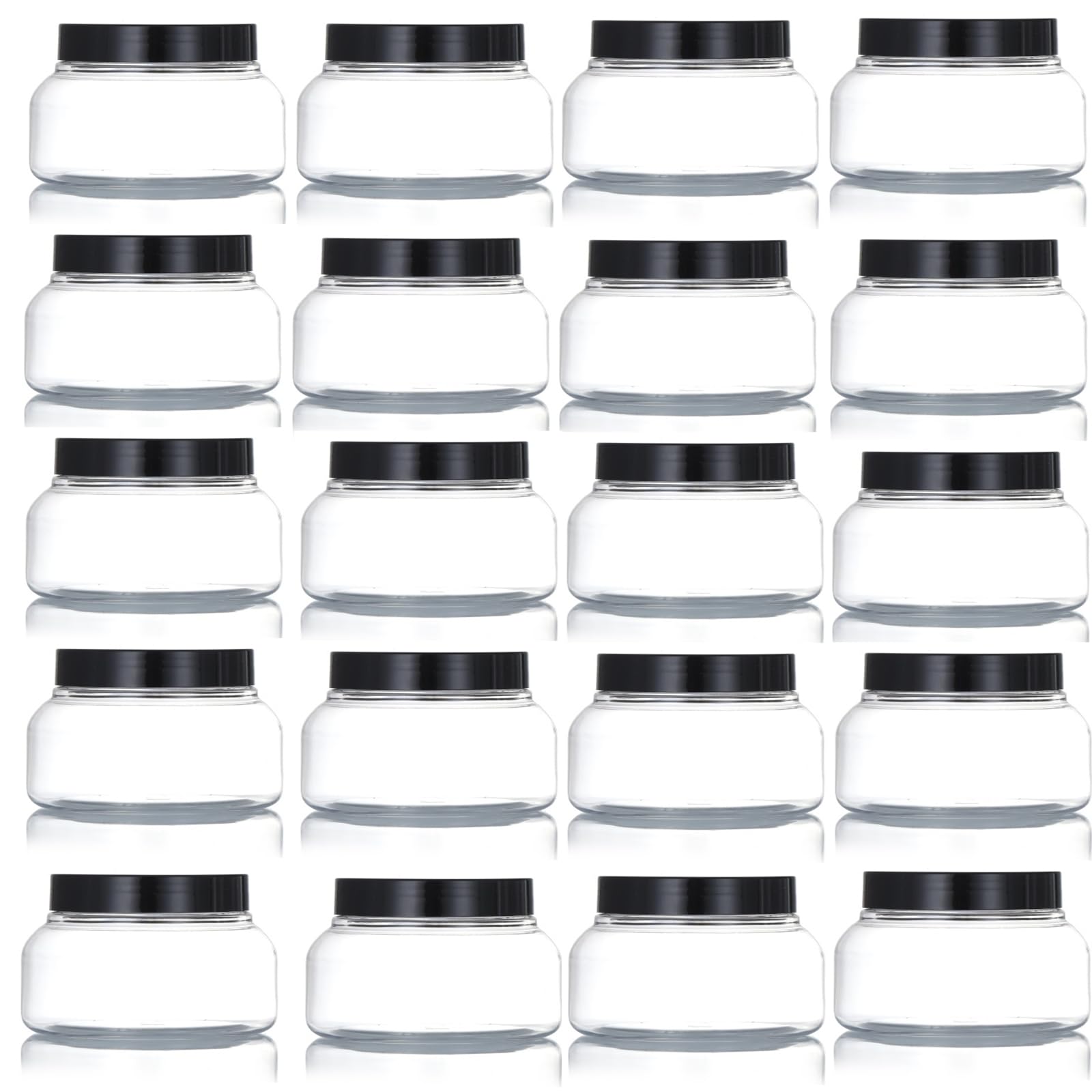 Zentriqlla 24-pack jars with 5oz capacity for organized storage.