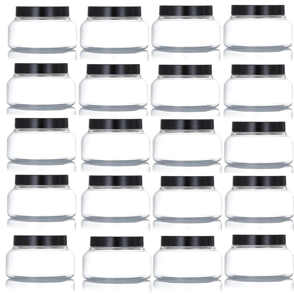 Zentriqlla 24-pack jars with 5oz capacity for organized storage.