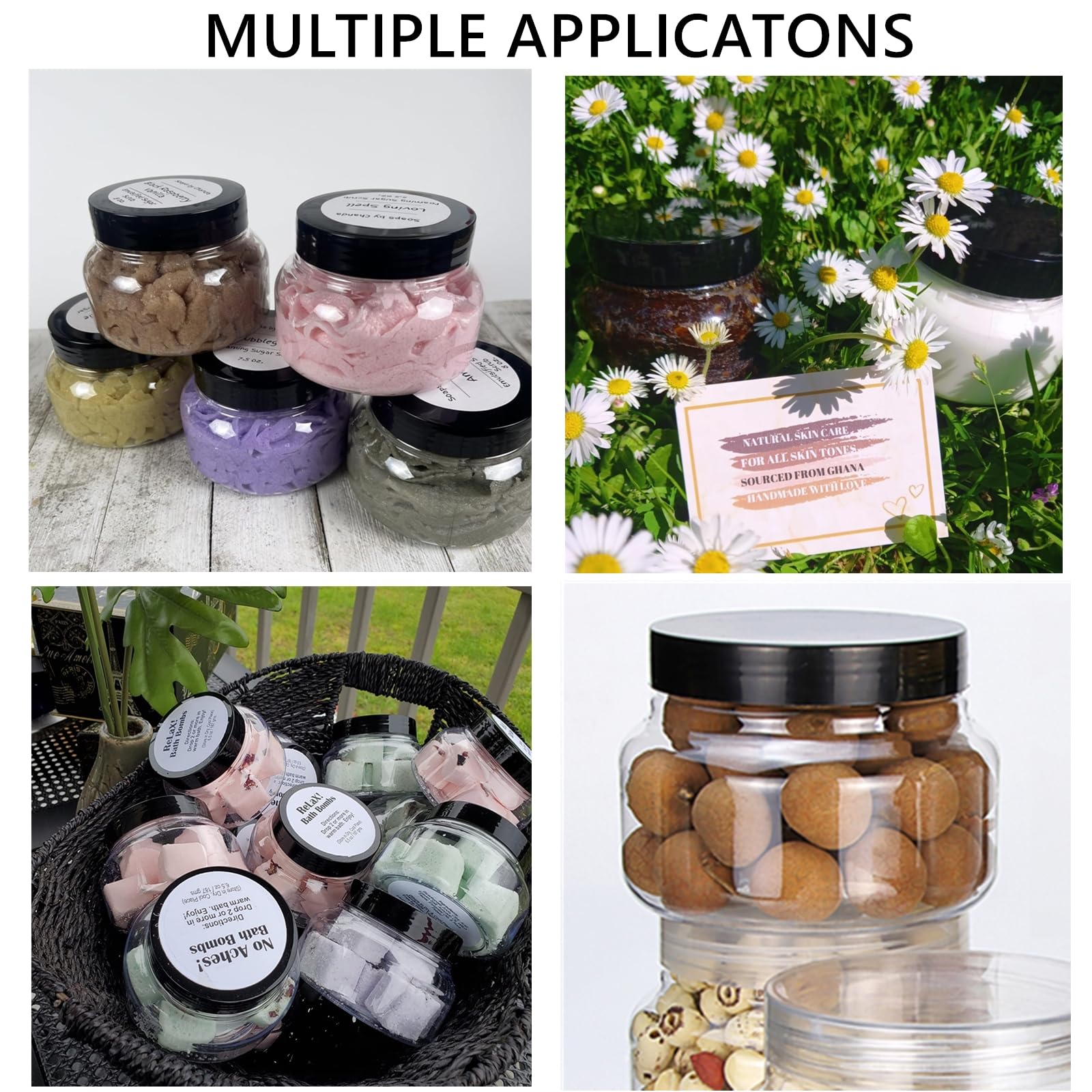 Zentriqlla body butter and sugar scrub jars ready for pampering routines.