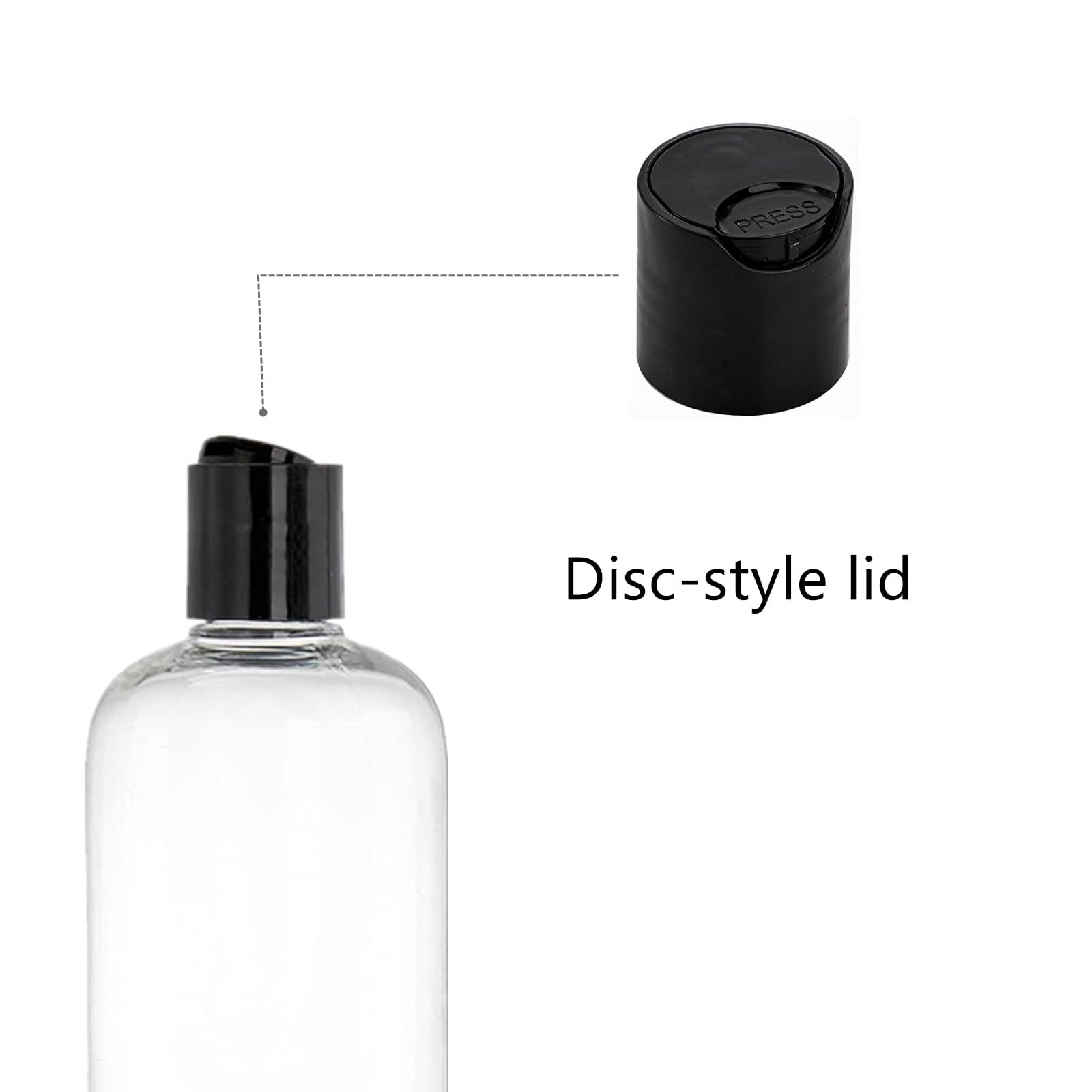 Zentriqlla portable bottles ideal for travel and labeling at home.