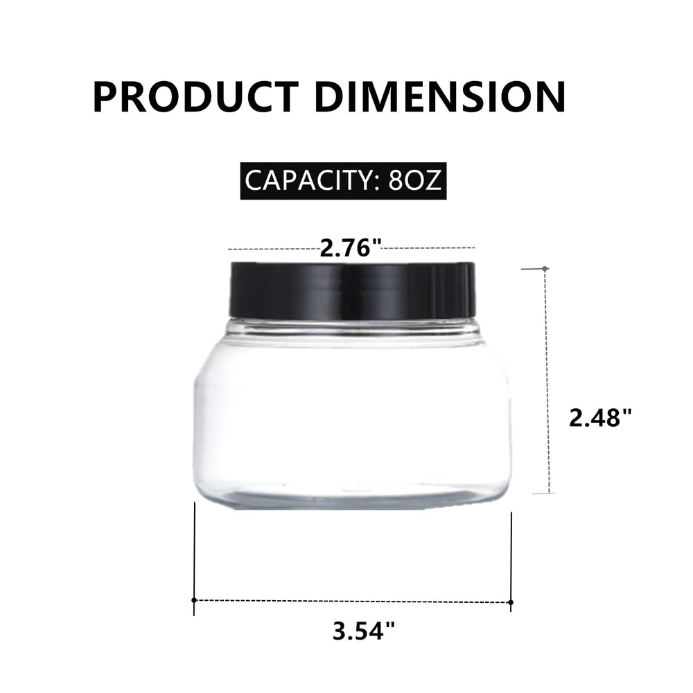 Zentriqlla screw-on black lids show secure seal for on-the-go storage.