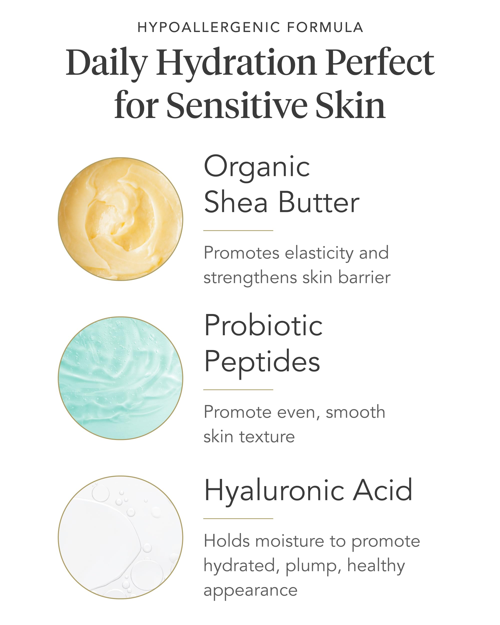 Zents Age-Defying Lotion texture swirl highlights hyaluronic acid plumping and barrier support.