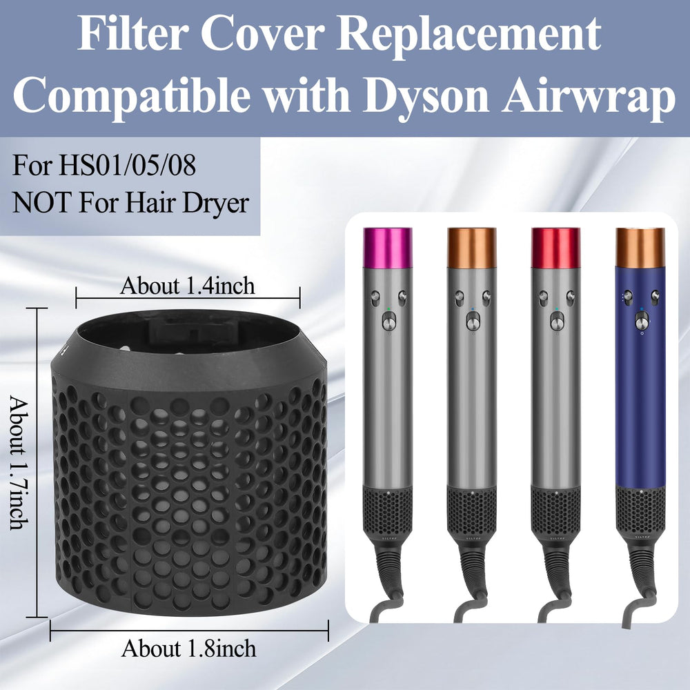 ZEPHBLOW Airwrap filter cage installation close-up shows quick twist-and-snap replacement