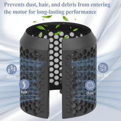 ZEPHBLOW Dyson Airwrap outer filter cover image highlights lightweight, tool-free maintenance