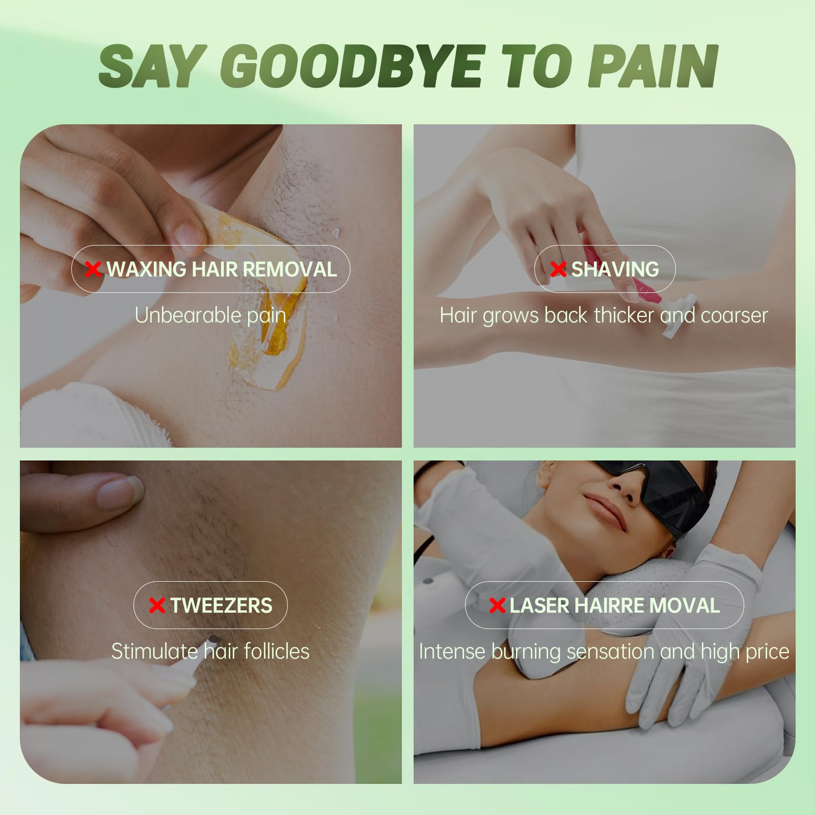 Zeponyx Hair Removal Cream skin-smooth-after visual highlights moisturized, comfortable skin post-use.