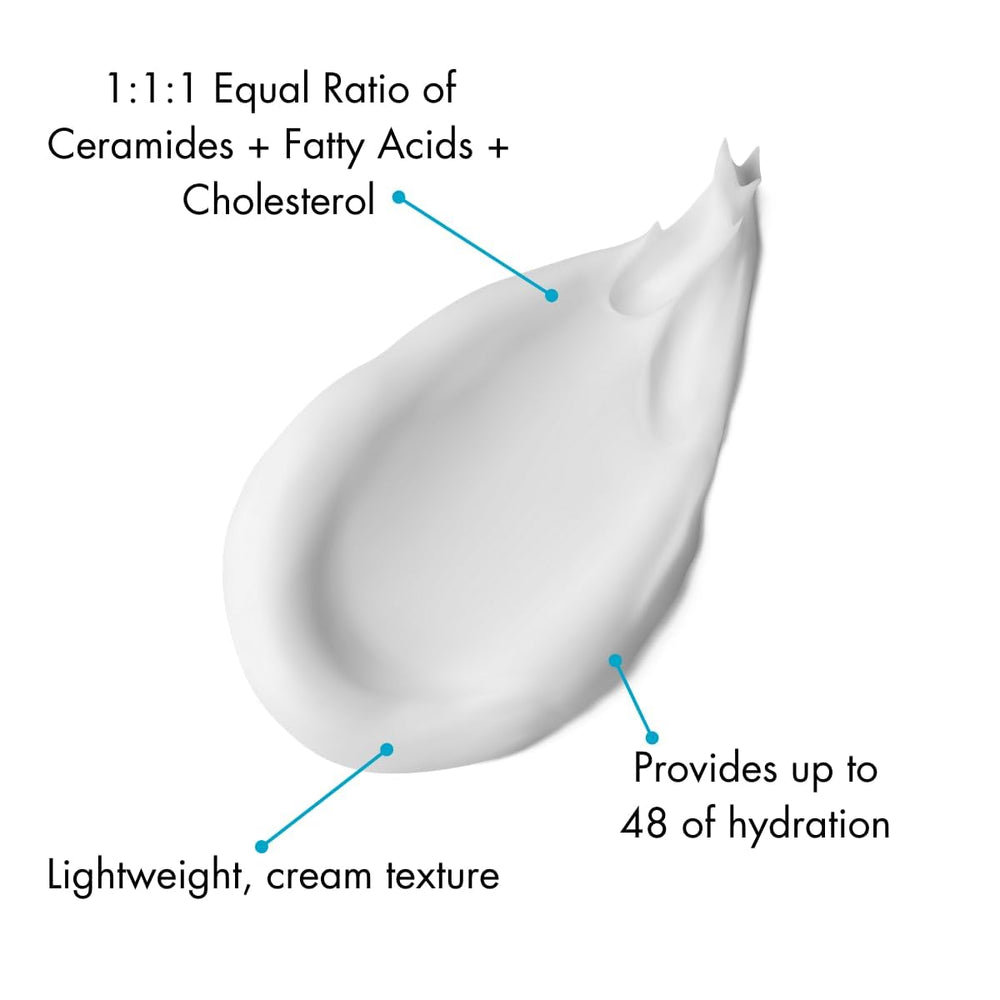 ZERAFITE Barrier Repair Jar Open Texture reveals creamy consistency for quick absorption.