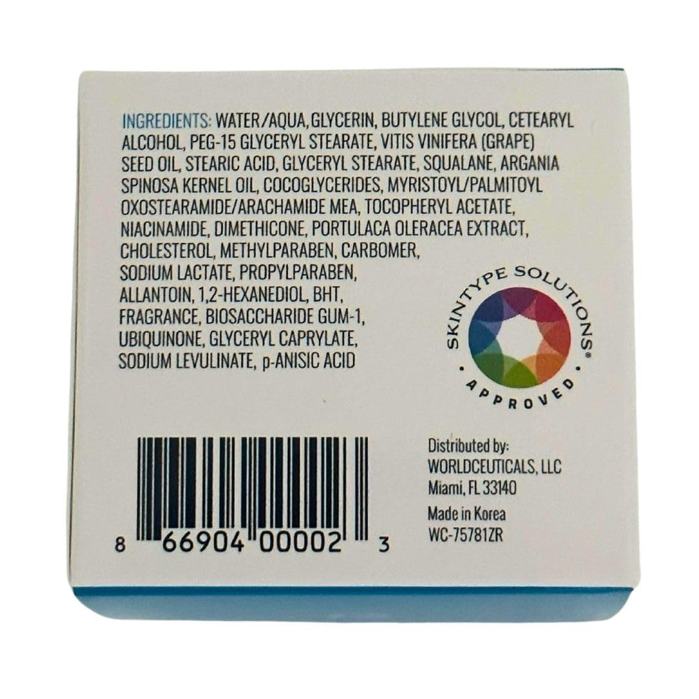 ZERAFITE application routine image suggests gentle daily use for calm, hydrated skin.