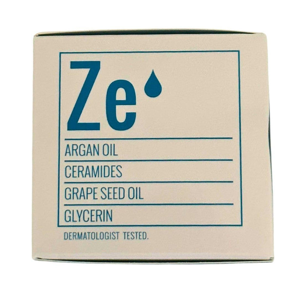ZERAFITE packaging front showcases clean design and dermatologist-tested daily moisturizer.