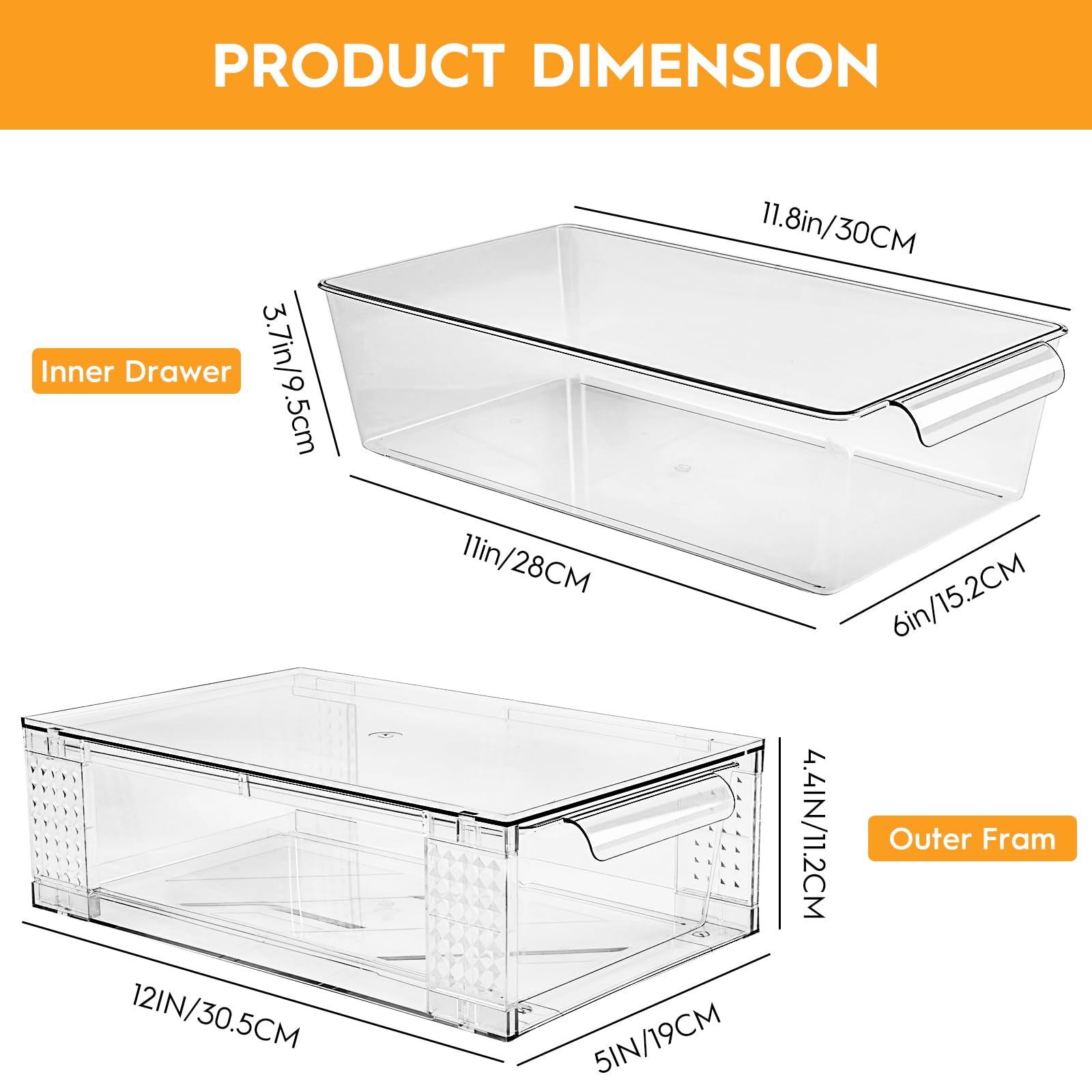 Zero Zoo smooth-glide drawer system for effortless access to back items